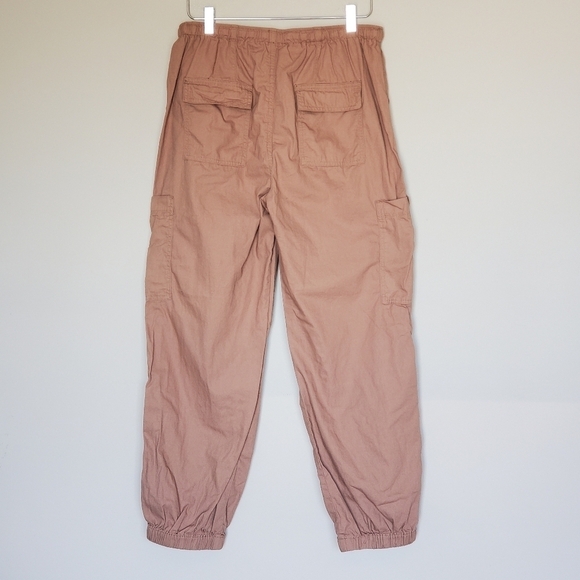 Hunter & Brown Women Cargo Multi Pocket Jogger Pull On Drawstring Pants Size L - Picture 2 of 9